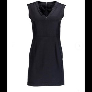 Tibi Black Silk Dress